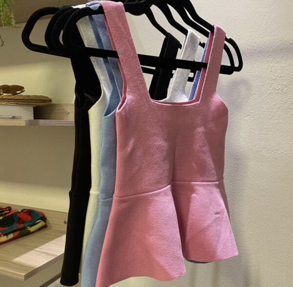 Blusa Peplum Tricot Modal - Imagem 2